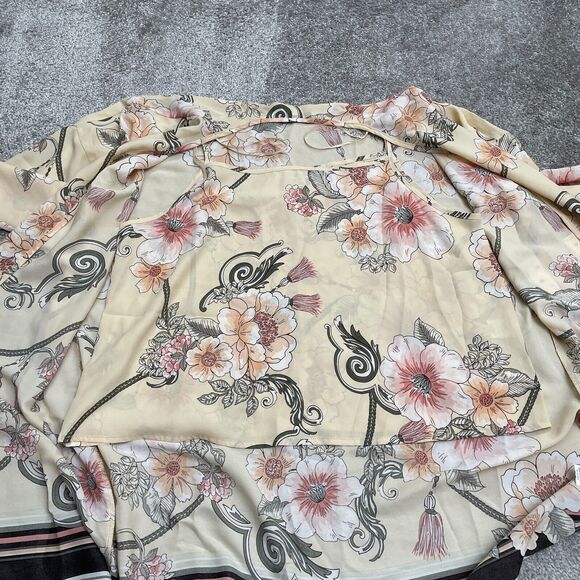 Sweetrain Set Of 2 Floral Camisole Kimono Sleepwear Womens XL Multicolor NWT New - Picture 12 of 13